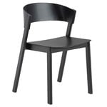 Dining chairs, Cover side chair, black, Black