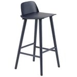 Nerd bar stool, 75 cm, midnight blue