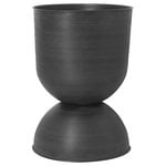 ferm LIVING Hourglass ruukku, L, musta