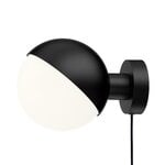 Wall lamps, VL Studio 150 wall lamp, black, White