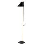 Louis Poulsen Yuh floor lamp, brass - black