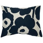 Unikko pillow case, cotton - dark blue Unikko pillow case, cotton - dark blue