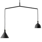 Lampada Cast, Shape 4, nera Lampada Cast, Shape 4, nera