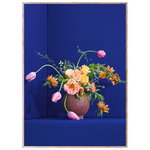 Poster Blomst 01 / Blue Poster Blomst 01 / Blue