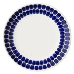 Plates, 24h Tuokio plate, 26 cm, cobalt blue, White