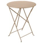 Patio tables, Bistro table, 60 cm, nutmeg, Beige