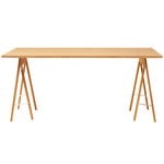 Dining tables, Linear table top, 165 x 88 cm, oak, Natural