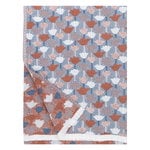 Blankets, Tulppaani blanket, 130 x 240 cm, cinnamon - blue, Multicolour