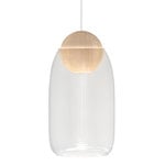 Liuku Ball pendant, transparent glass shade Liuku Ball pendant, transparent glass shade