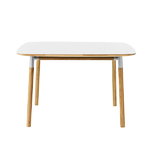 Form table 120 x 120 cm, white-oak Form table 120 x 120 cm, white-oak