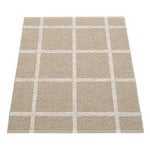 Plastic rugs, Ada rug 70 x 100 cm, dark linen - stone metallic, Beige