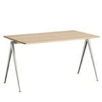 Dining tables, Pyramid table 01, beige - matt lacquered oak, Beige