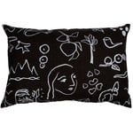 Onnenmaa cushion, black Onnenmaa cushion, black