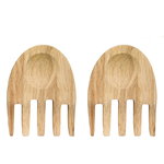 Oak Hands salad utensils Oak Hands salad utensils