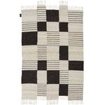 Palsta rug, off white - black Palsta rug, off white - black