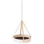 Tuokko hanging shelf, round, birch - dark grey Tuokko hanging shelf, round, birch - dark grey