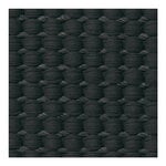 Cotton rugs, Duetto 3 rug, black - black, Black