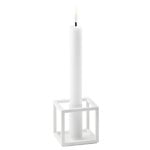 Candleholders, Kubus 1 candleholder, white, White
