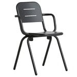 Ray café armchair, charcoal black Ray café armchair, charcoal black