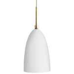 GUBI Gräshoppa pendant lamp, matt white