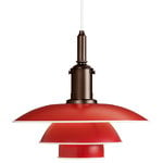 Pendant lamps, PH 3 1/2-3 pendant, red, Red
