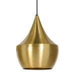 Pendant lamps, Beat Fat LED pendant, brushed brass, Gold