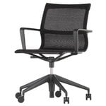 Office chairs, Physix Studio task chair, TrioKnit 06, Black