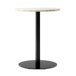 Dining tables, Harbour Column dining table, 60 cm, black base - Estremoz marble, White