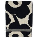 Unikko bath towel, cotton - dark blue Unikko bath towel, cotton - dark blue