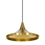 Pendant lamps, Beat Wide LED pendant, brushed brass, Gold