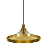 Tom Dixon Beat Wide LED pendant, brushed brass