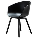 About A Chair AAC22 tuoli, musta - petsattu tammi About A Chair AAC22 tuoli, musta - petsattu tammi