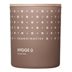 Scented candles, Scented candle with lid, HYGGE, large, Brown