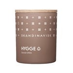 Scented candles, Scented candle with lid, HYGGE, small, Brown