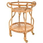 Carrelli, Carrello Fratellino, rattan naturale, Naturale