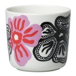 Oiva - Kaukokaipuu coffee cup w/o handle 2 dl, 2 pcs, white-viol Oiva - Kaukokaipuu coffee cup w/o handle 2 dl, 2 pcs, white-viol