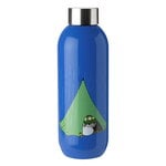 Stelton Keep Cool water bottle, 0,75 L, blue - Moomin