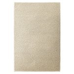 Wool rugs, Gravel rug, 200 x 300 cm, ivory, White