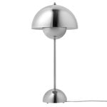 Barnlampor, Flowerpot VP3 bordslampa, förkromad, Grå