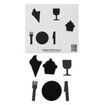 Organise with Icons, Foodie, nero Organise with Icons, Foodie, nero