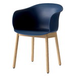 Elefy JH30 chair, blue midnight - oak Elefy JH30 chair, blue midnight - oak