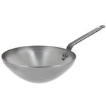 Frying pans, Mineral B wok pan 28 cm, Silver