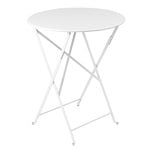 Patio tables, Bistro table, 60 cm, cotton white, White