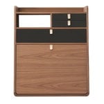 Gaston wall desk 60 cm, walnut - slate grey Gaston wall desk 60 cm, walnut - slate grey