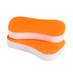 Neon sponge, 2 pcs, orange Neon sponge, 2 pcs, orange
