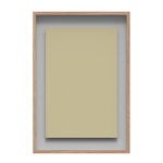 Tableaux d’affichage et tableaux blancs, Tableau en verre A01, 70 x 100 cm, mellow, Beige