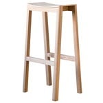Bar stools & chairs, Halikko bar stool, 74 cm, oak, Natural