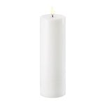 LED pillar candle, 7,3 x 22 cm, nordic white LED pillar candle, 7,3 x 22 cm, nordic white