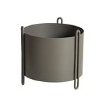 Woud Pidestall planter, small, taupe