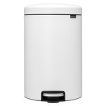 Brabantia newIcon poljinroska-astia 20 L, Sense of Luxury, valkoinen